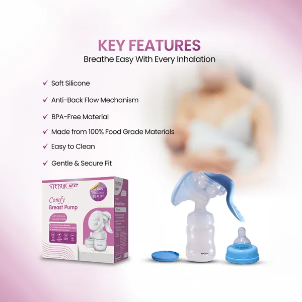 Stergic_Next_Comfy_Manual_Breast_Pump_With_Silicon