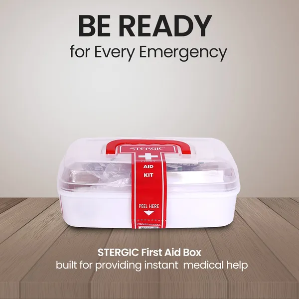 Stergic_First_Aid_Kit_For_Home_Compact_Medical_Emergency_Box_With_Clear_Storage_Case