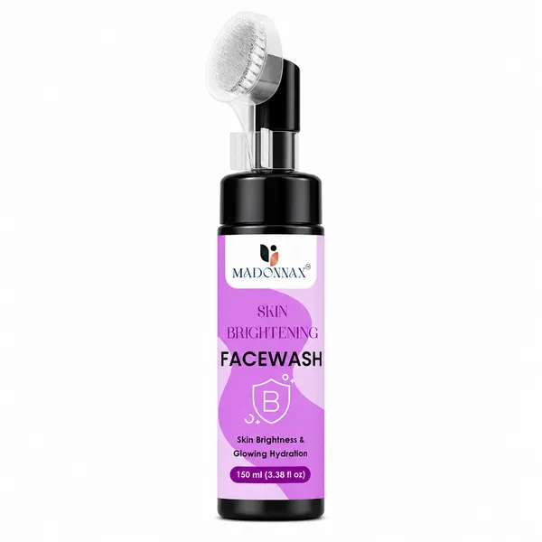 Madonnax_Niacinamide_Skin_Brightening_Face_Wash_With_Brush_Applicator_150Ml