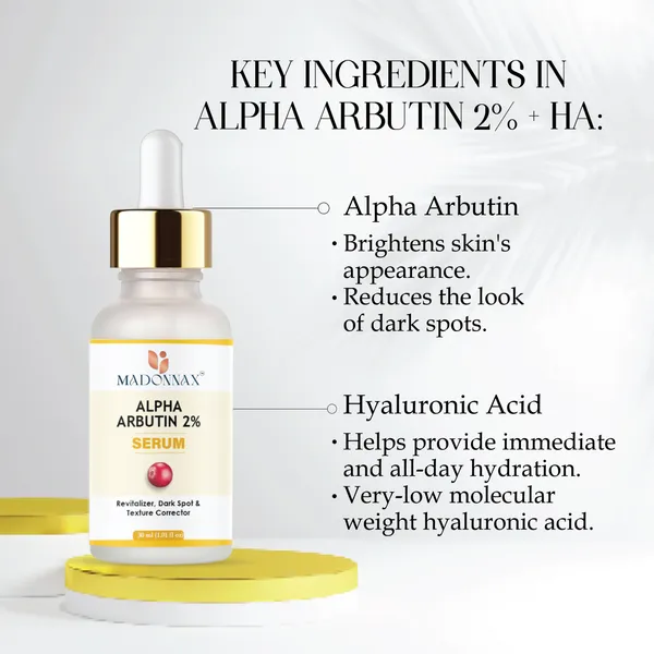 Madonnax_Alpha_Arbutin_2%_+_Hyaluronic_Acid_Dark_Spot_Brightening_Serum_30Ml