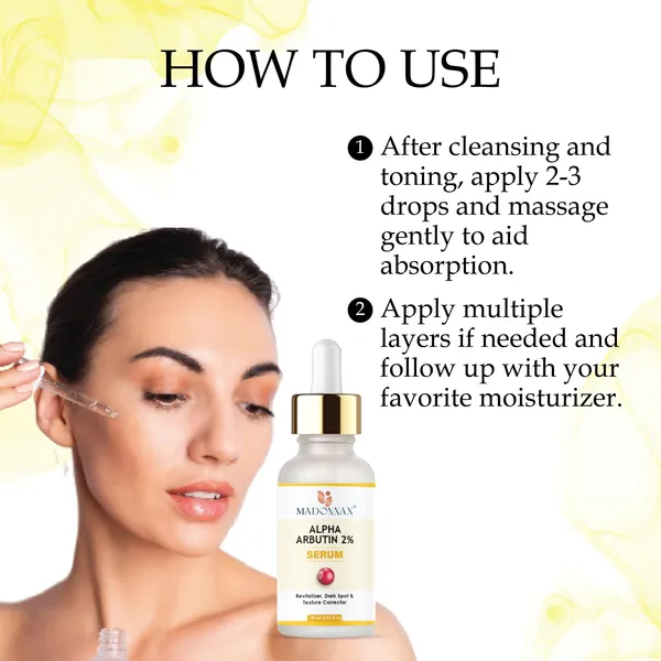 Madonnax_Alpha_Arbutin_2%_+_Hyaluronic_Acid_Dark_Spot_Brightening_Serum_30Ml
