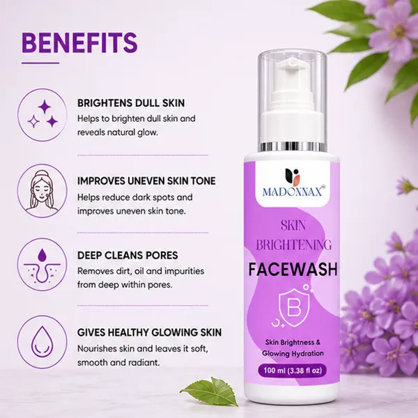 Madonnax_Niacinamide_&_Green_Tea_Skin_Brightening_Face_Wash_100Ml