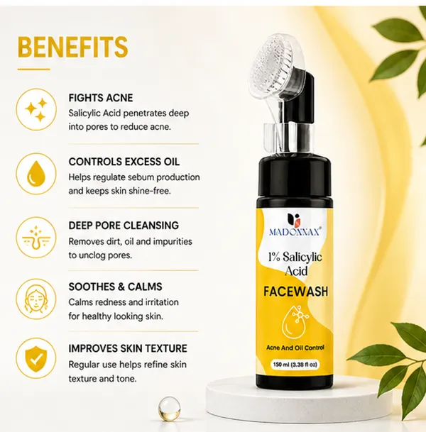 1%_Salicylic_Acid_&_Tea_Tree_Acne_Oil_Control_Face_Wash_150Ml