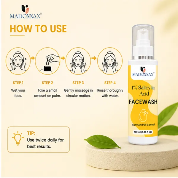 Madonnax_1%_Salicylic_Acid_&_Niacinamide_Acne_Oil_Control_Face_Wash_100Ml