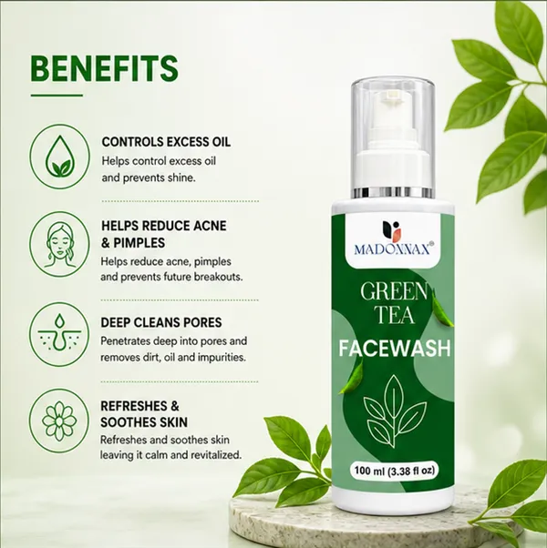 Madonnax_Green_Tea_&_Neem_Deep_Cleansing_Oil_Control_Face_Wash_100Ml