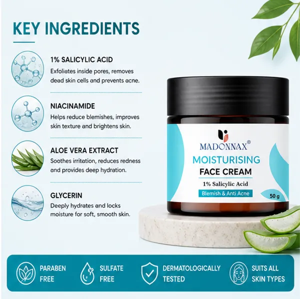 Madonnax_1%_Salicylic_Acid_&_Niacinamide_Acne_Control_Moisturising_Face_Cream_50G