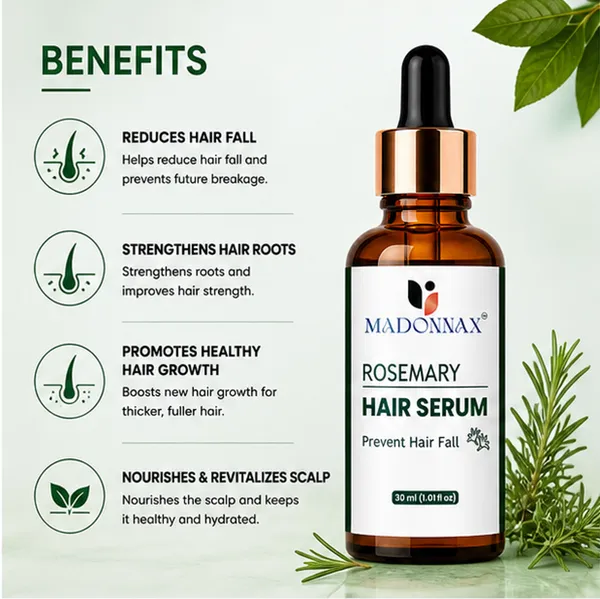Madonnax_Rosemary_&_Castor_Oil_Hair_Fall_Control_Hair_Serum_30Ml
