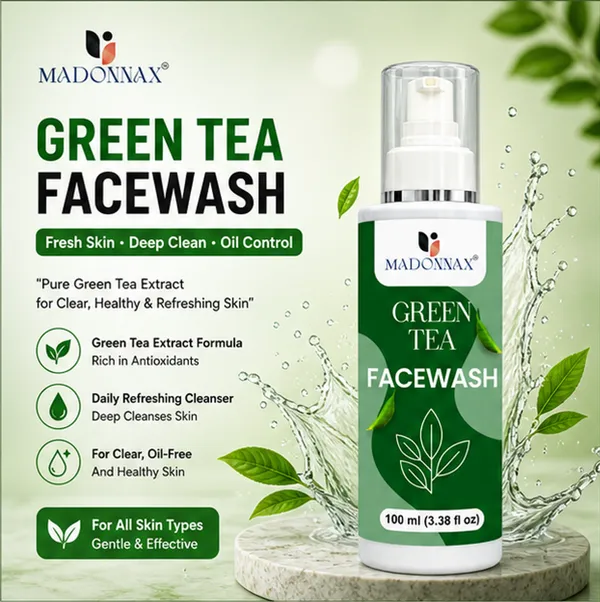 Madonnax_Green_Tea_&_Neem_Deep_Cleansing_Oil_Control_Face_Wash_100Ml