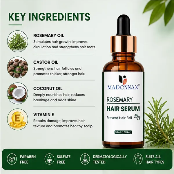 Madonnax_Rosemary_&_Castor_Oil_Hair_Fall_Control_Hair_Serum_30Ml