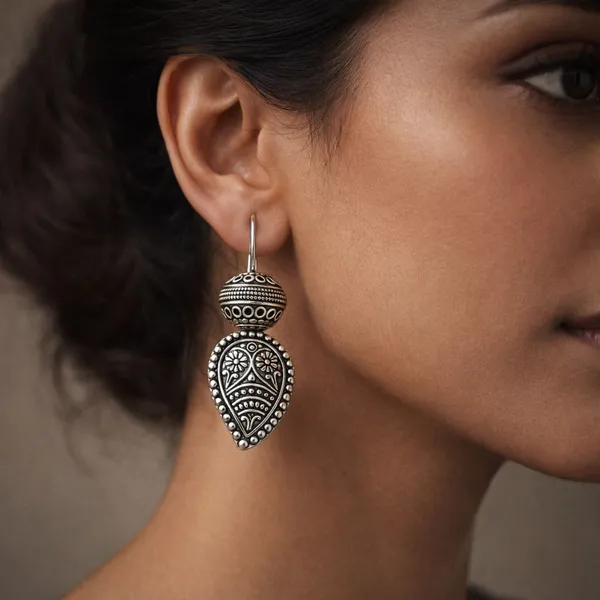 Silver_Brass_Oxidised_Paisley_Ethnic_Drop_Earrings_For_Women