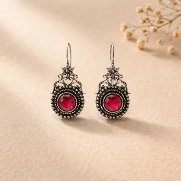 Red_Empress_Ruby_Oxidised_Temple_Stone_Earrings_Brass_Drops_And_Danglers