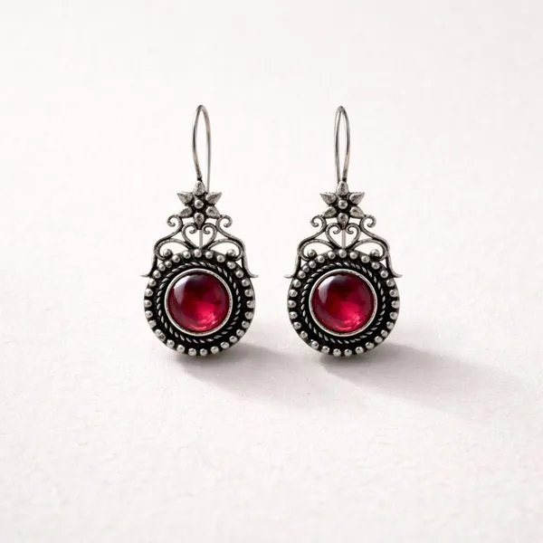 Red_Empress_Ruby_Oxidised_Temple_Stone_Earrings_Brass_Drops_And_Danglers