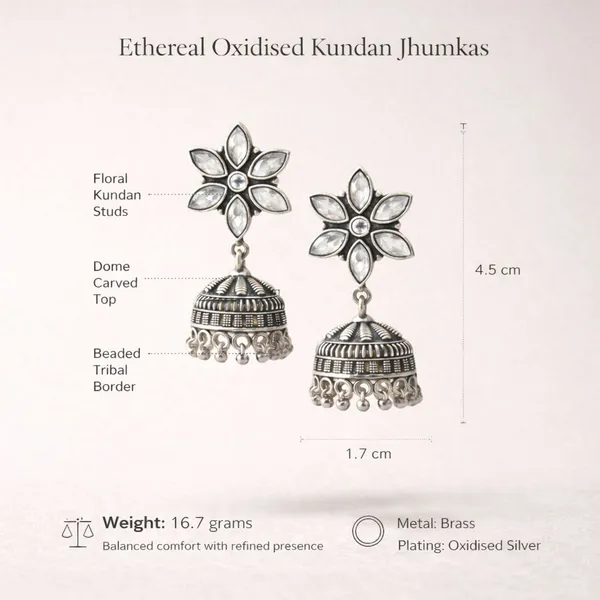 White_Ethereal_Oxidised_Kundan_Floral_Jhumka_Earrings_Brass_Jhumki_Earring