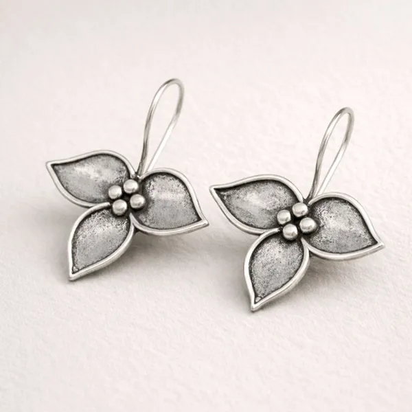 Silver_Brass_Oxidised_Floral_Petal_Drop_Earrings_For_Women