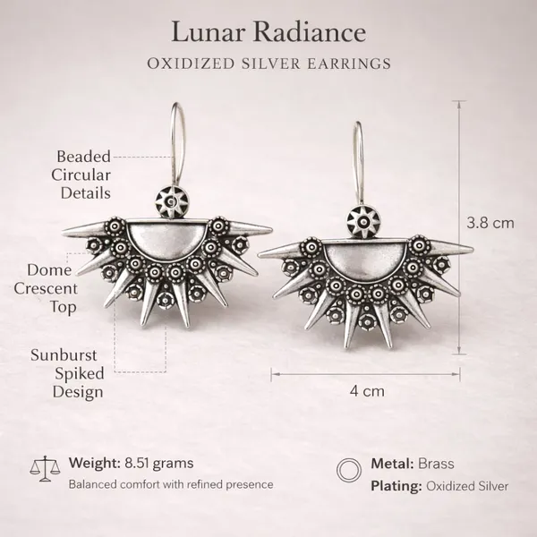 Silver_Brass_Oxidised_Crescent_Sunburst_Drop_Earrings_For_Women