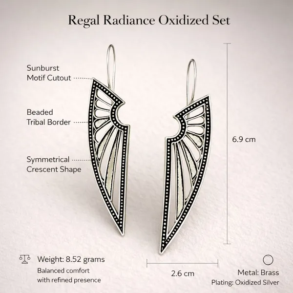 Silver_Brass_Oxidised_Crescent_Tribal_Long_Drop_Earrings_For_Women