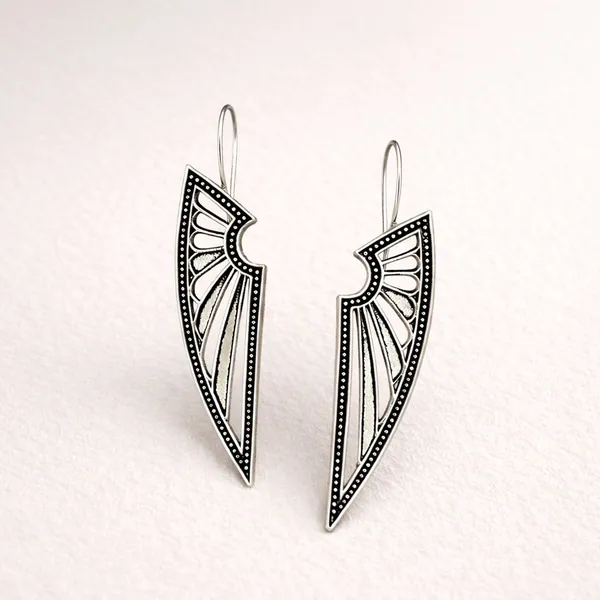 Silver_Brass_Oxidised_Crescent_Tribal_Long_Drop_Earrings_For_Women