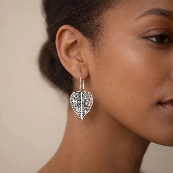 Silver_Celestial_Leaf_Oxidised_Textured_Drop_Earrings_For_Women_Brass_Drops_And_Danglers