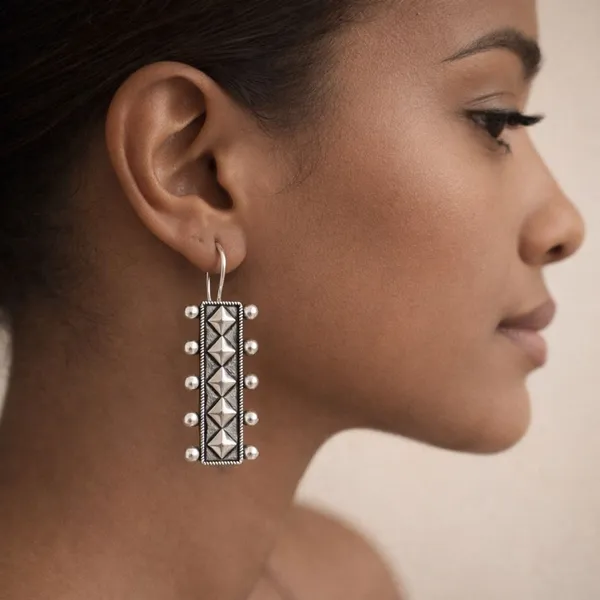 Silver_Brass_Oxidised_Geometric_Pyramid_Drop_Earrings_For_Women