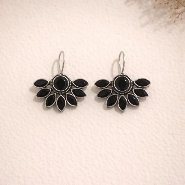 Black_Brass_Oxidised_Marquise_Floral_Drop_Earrings_For_Women