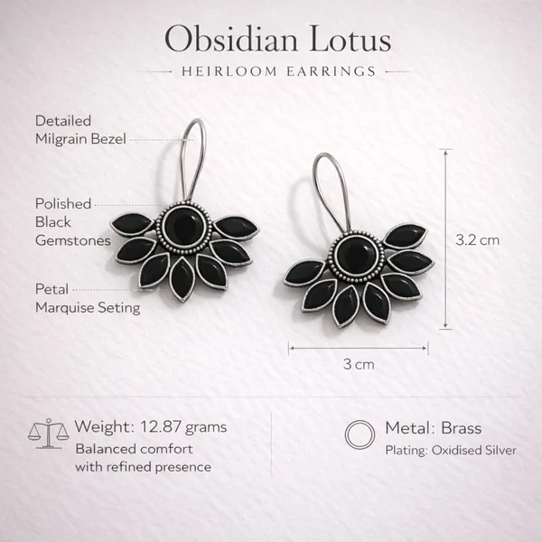 Black_Brass_Oxidised_Marquise_Floral_Drop_Earrings_For_Women