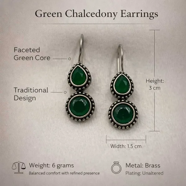 Green_Brass_Oxidised_Teardrop_Stone_Dangle_Earrings_For_Women