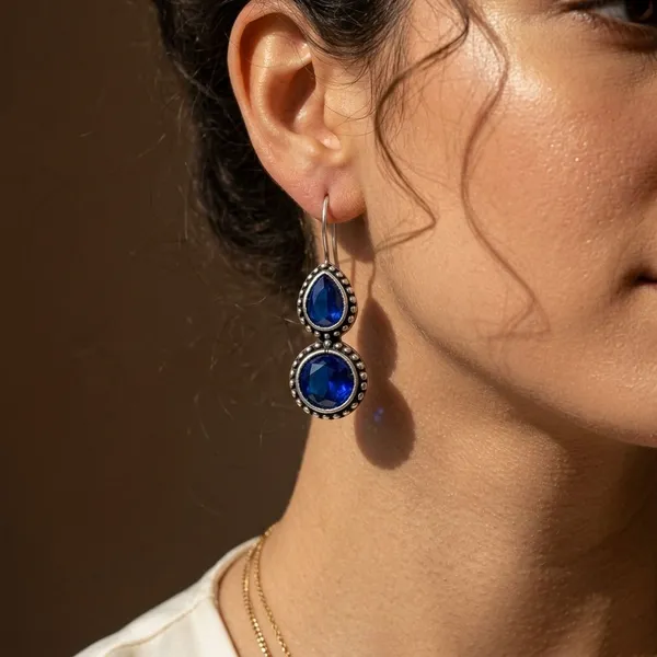 Blue_Chalcedony_Oxidised_Traditional_Stone_Dangler_Earrings_For_Women_Brass_Drops_And_Danglers