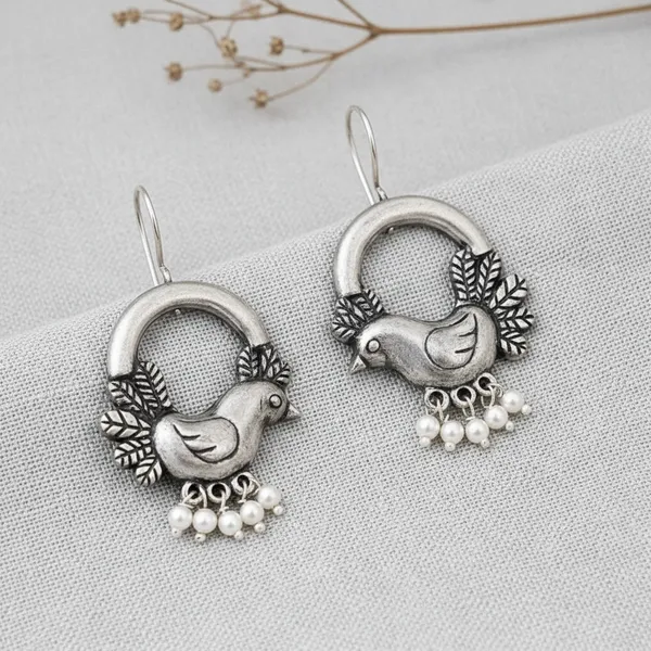 Silver_Eternal_Bird_Harmony_Oxidised_Pearl_Drop_Earrings_For_Women_Brass_Drops_And_Danglers