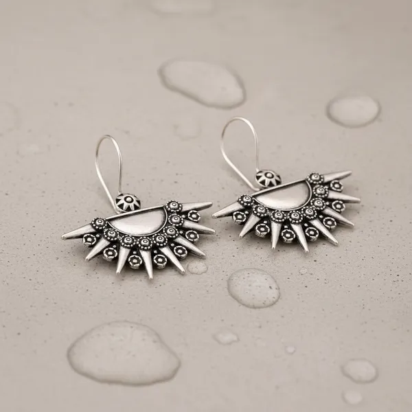 Silver_Brass_Oxidised_Crescent_Sunburst_Drop_Earrings_For_Women