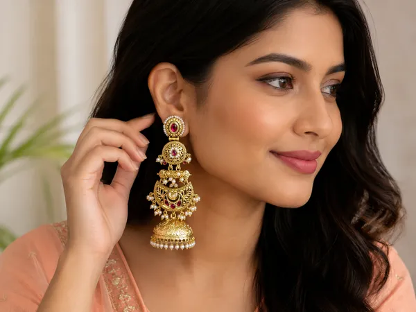 Gold_Plated_Pearl_Jhumka_Earrings_for_Women_Traditional_Ethnic