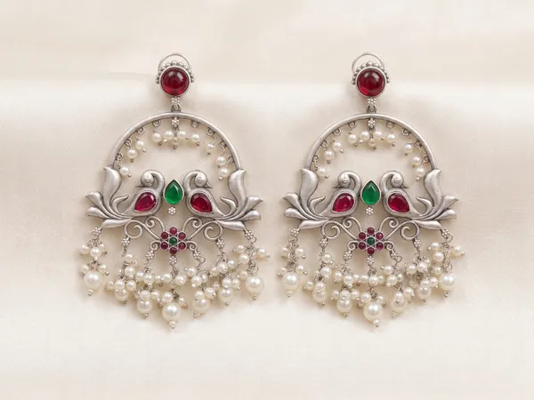 Silver__Brass_Premium_Drops_&_Danglers_And_Chandbali_Earring