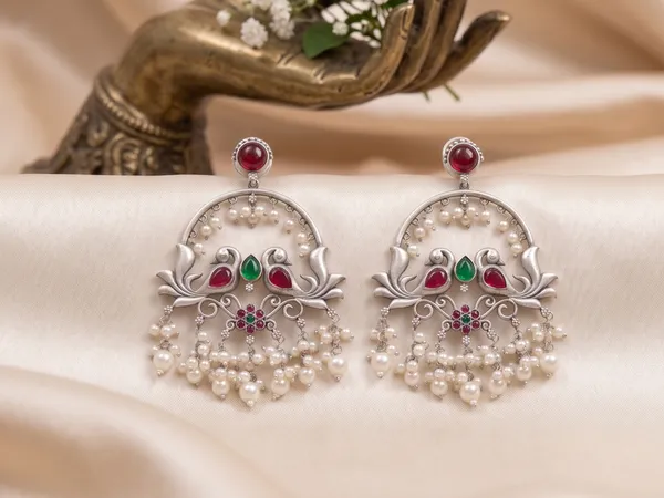 Silver__Brass_Premium_Drops_&_Danglers_And_Chandbali_Earring