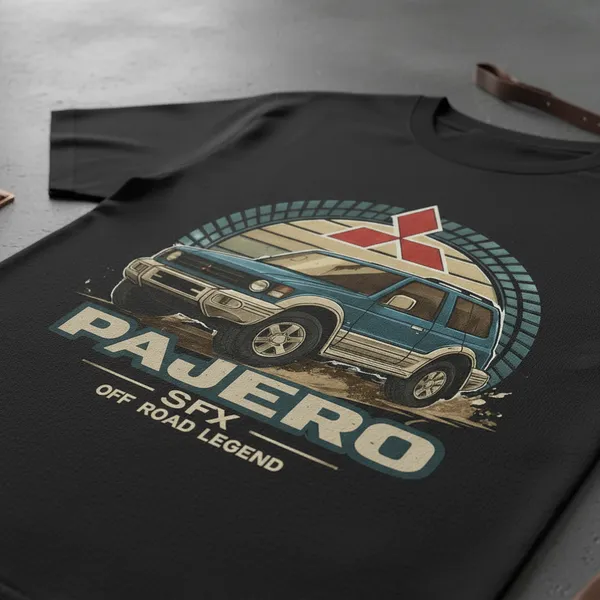 Mitsubishi_Pajero_Sfx_Off_Road_Legend_Black_T-Shirt