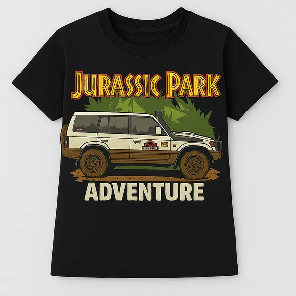 Jurassic_Park_Adventure_Kids_Black_T-Shirt