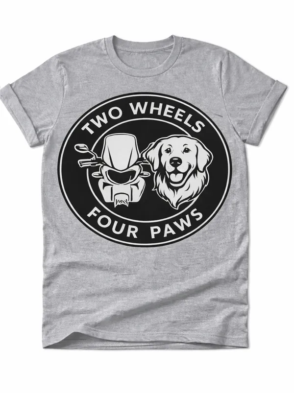 2_Wheels_4_Paws_Print_on_Tee