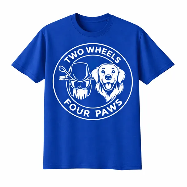 2_Wheels_4_Paws_Print_on_Tee