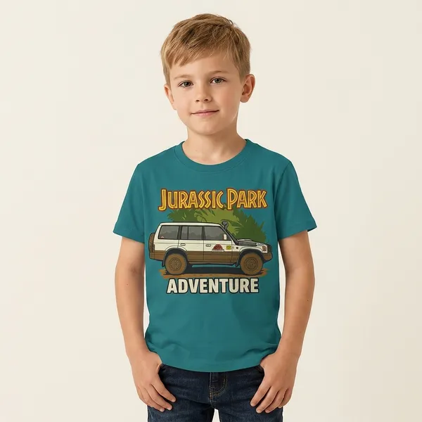 Jurassic_Park_Adventure_Graphic_T-Shirt_For_Kids