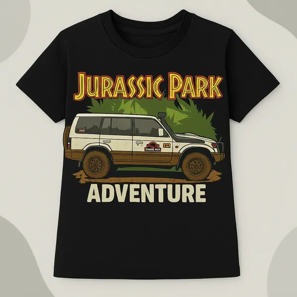 Jurassic_Park_Adventure_Kids_Black_T-Shirt