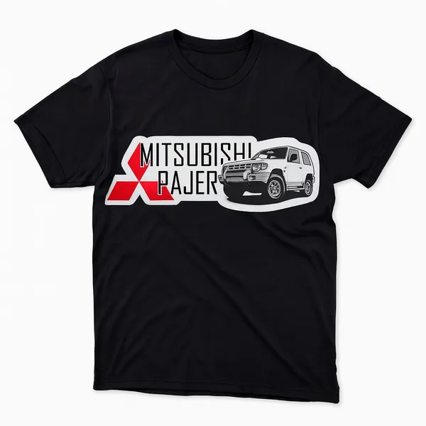 Mitsubishi_Pajero_Graphic_Print_Black_T-Shirt
