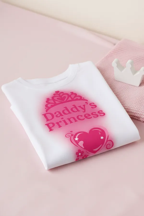 Daddy'S_Princess_T-Shirt_For_Girls