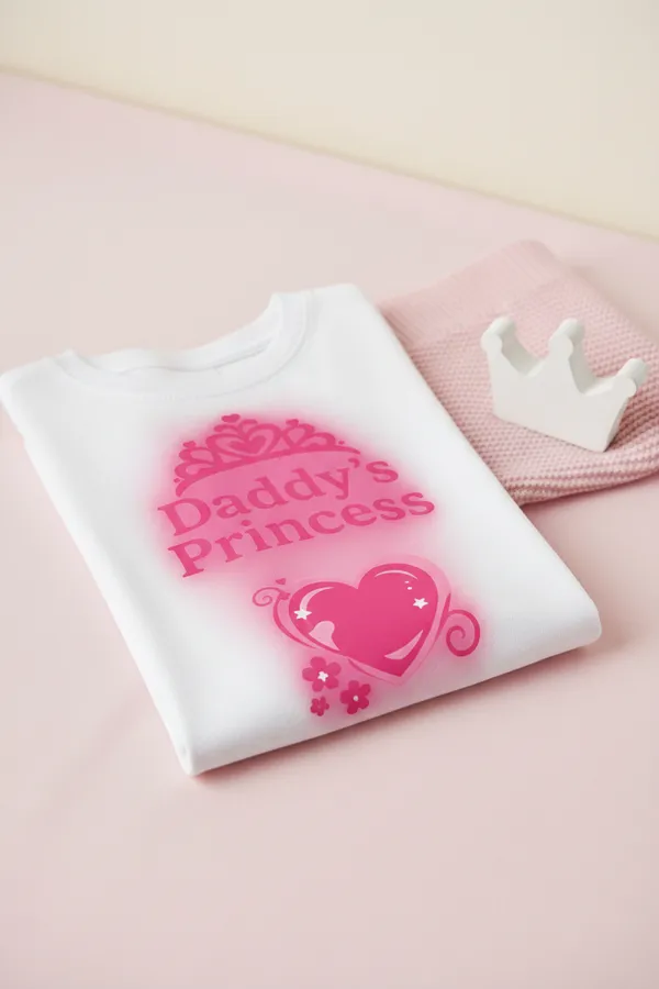 Daddy'S_Princess_T-Shirt_For_Girls
