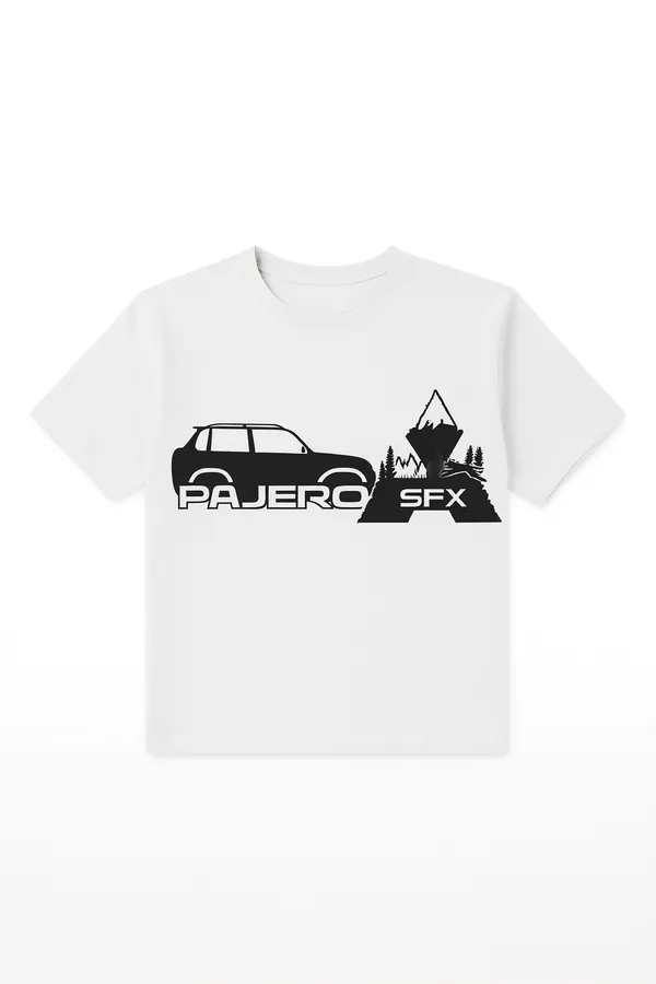 Pajero_Sfx_Mountain_Landscape_Graphic_T-Shirt_-_White