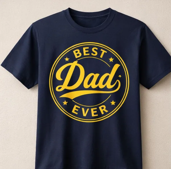 Best_Dad_Ever_Printed_in_Navy_Mens_T-Shirt