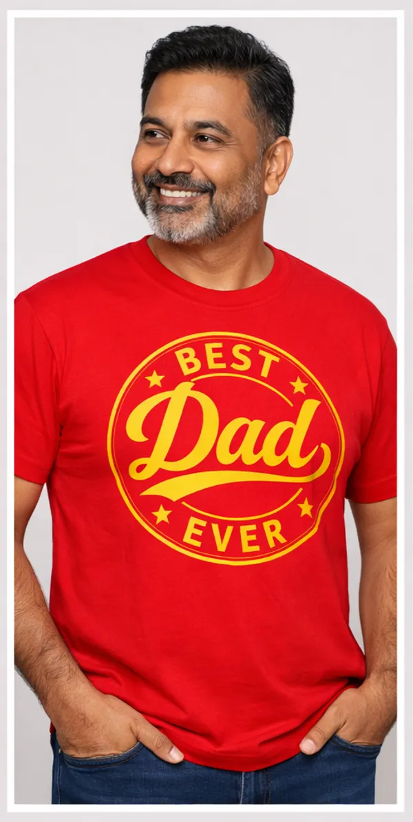 Best_Dad_Ever_Printed_in_Red_Mens_T-Shirt