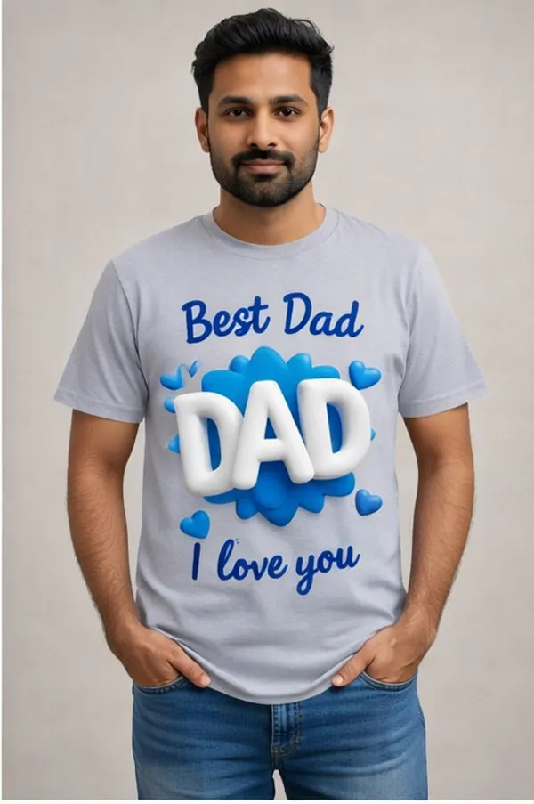 Best_Dad_I_Love_You_Print_on_Soft_Grey_Mens_T-Shirt