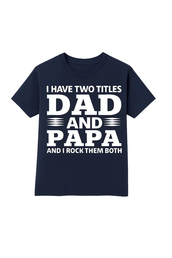 Dap_&_Papa_Print_on_Black_T_Shirt