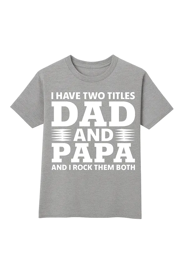 Dap_&_Papa_Print_on_Grey_T_Shirt