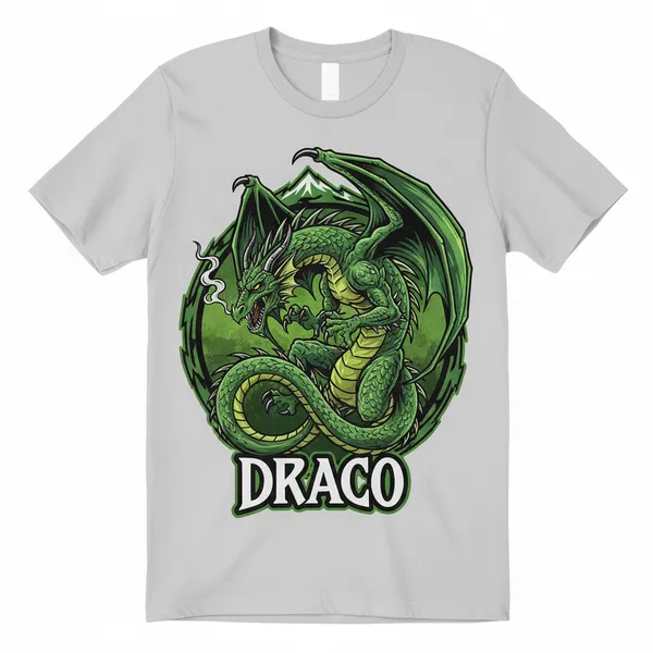 Draco_Green_Dragon_Graphic_Print_T-Shirt