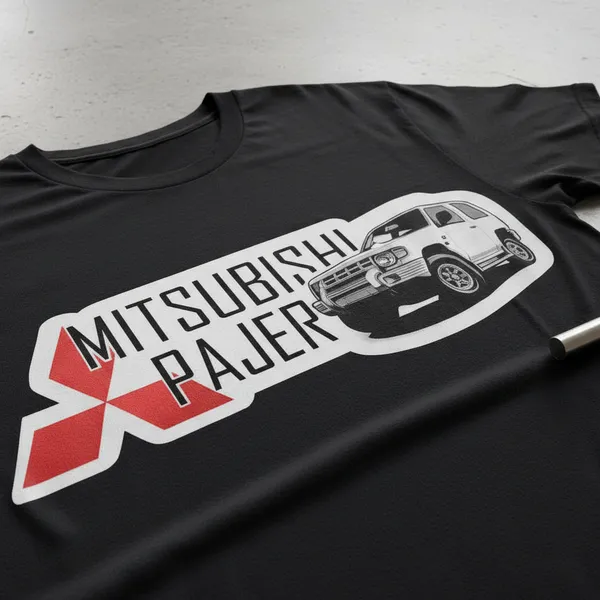 Mitsubishi_Pajero_Graphic_Print_Black_T-Shirt