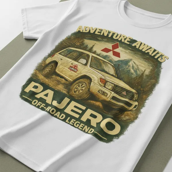 Mitsubishi_Pajero_Off-Road_Legend_Adventure_Awaits_Graphic_T-Shirt